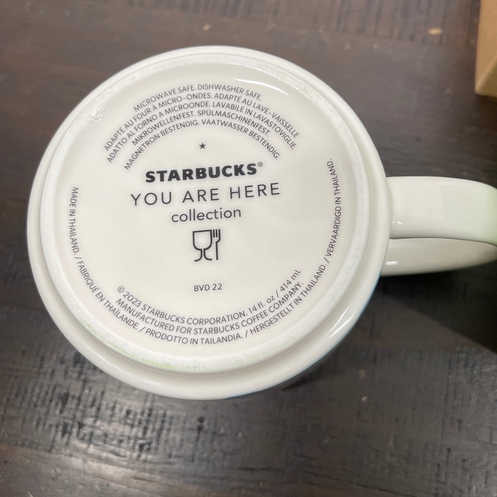 Starbucks You Are Here Collection Den Haag Netherlands 14oz Coffee Mug 2023 Box - Picture 2 of 3